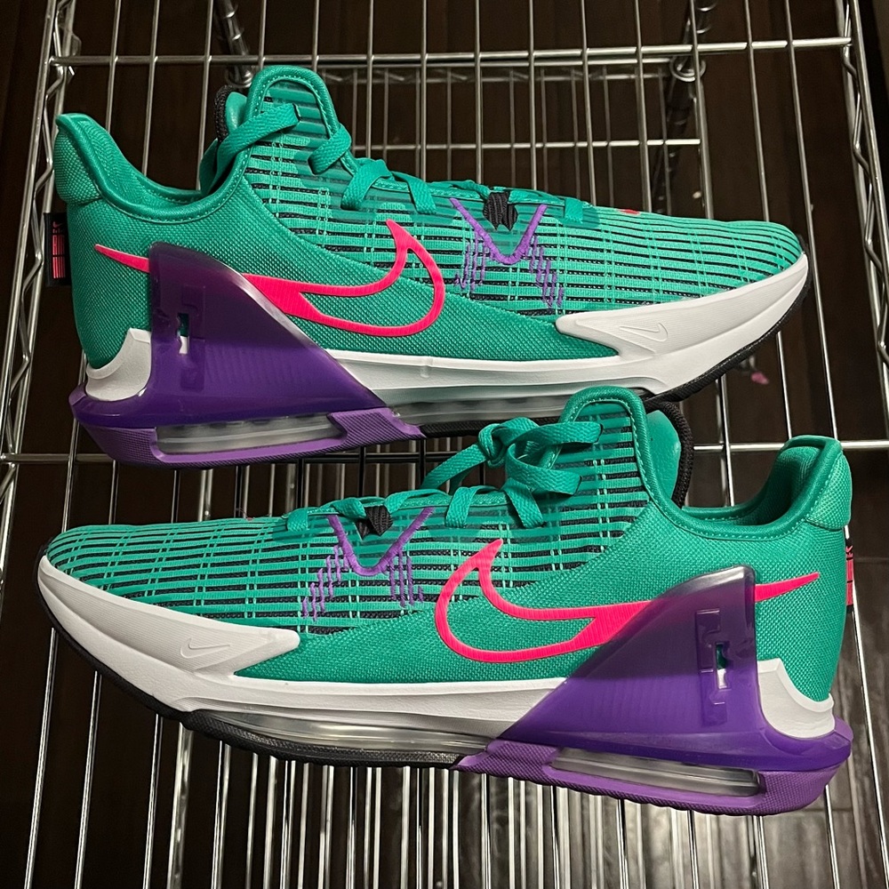 Nike Lebron Witness 6 VI South Beach Emerald Men's Basketball Shoes